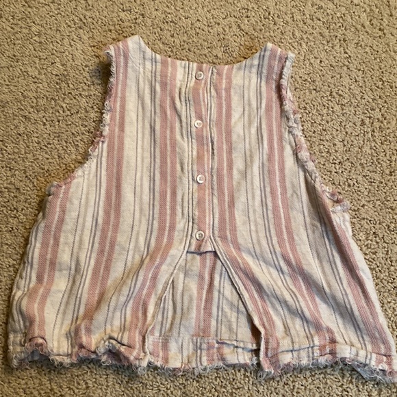 Striped flowy tank - Picture 2 of 2